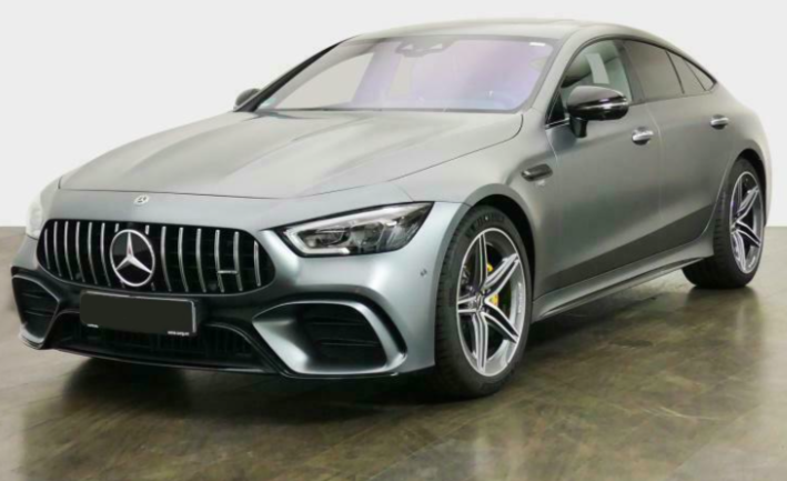 MERCEDES AMG GT 53 4MATIC+ 4-DOOR COUPÉ - šedá Designo, předváděcí auto skladem